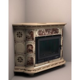 Каминная облицовка КимрПечь Прованс угловая Звери